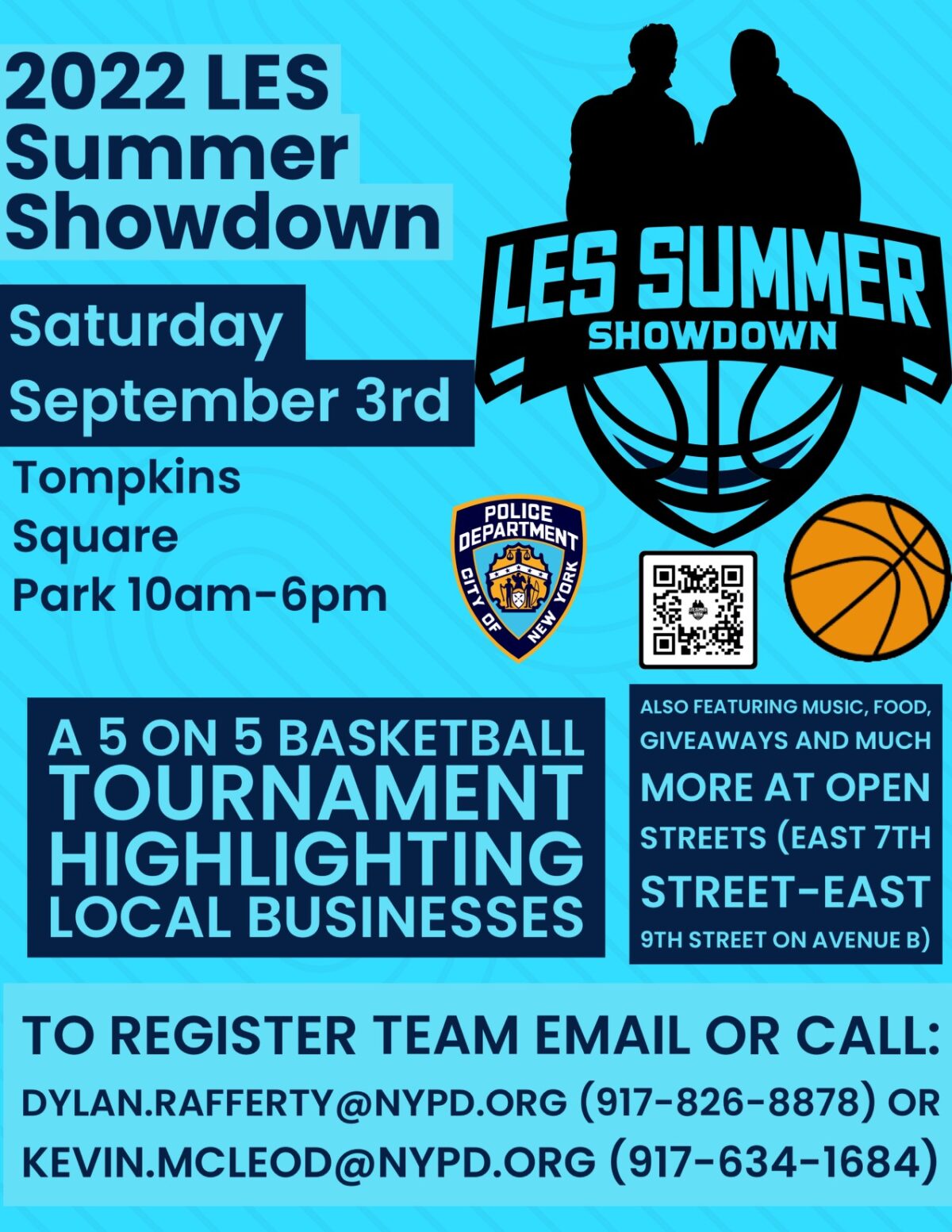 LES Summer Showdown Basketball Tournament! 10 AM 6 PM SAT SEP 3 in