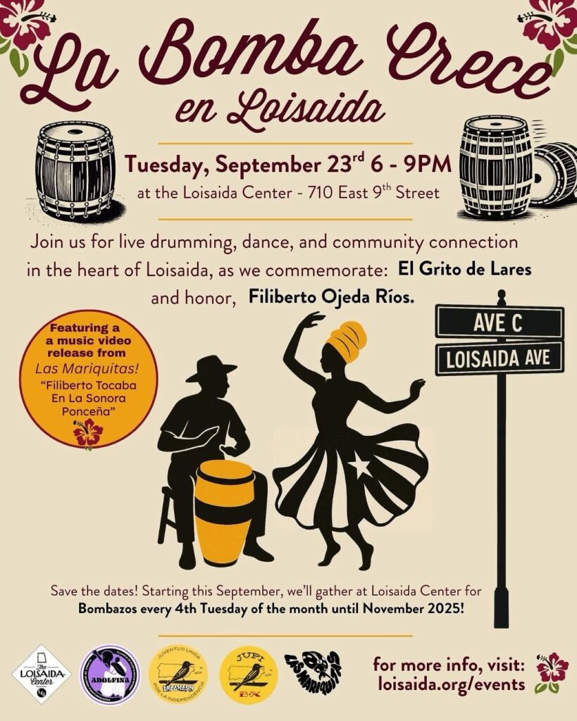 Flyer for Bombazo in losaida