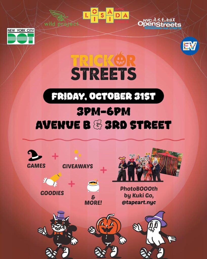 Trick or Streets flyer