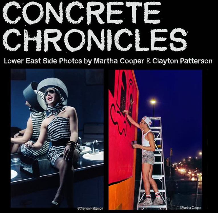 flyer for concrete chronicles at city lore gallery